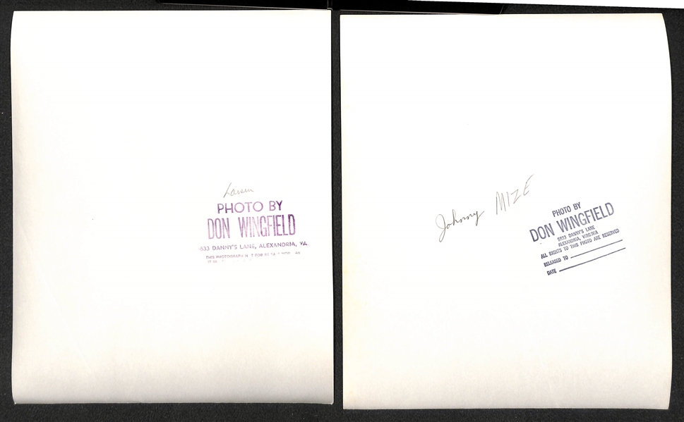 Lot of (15) Don Wingfield 1950s-1960 New York Yankees 8x10 Type 1 Photos (w. Original Envelope From Wingfield)